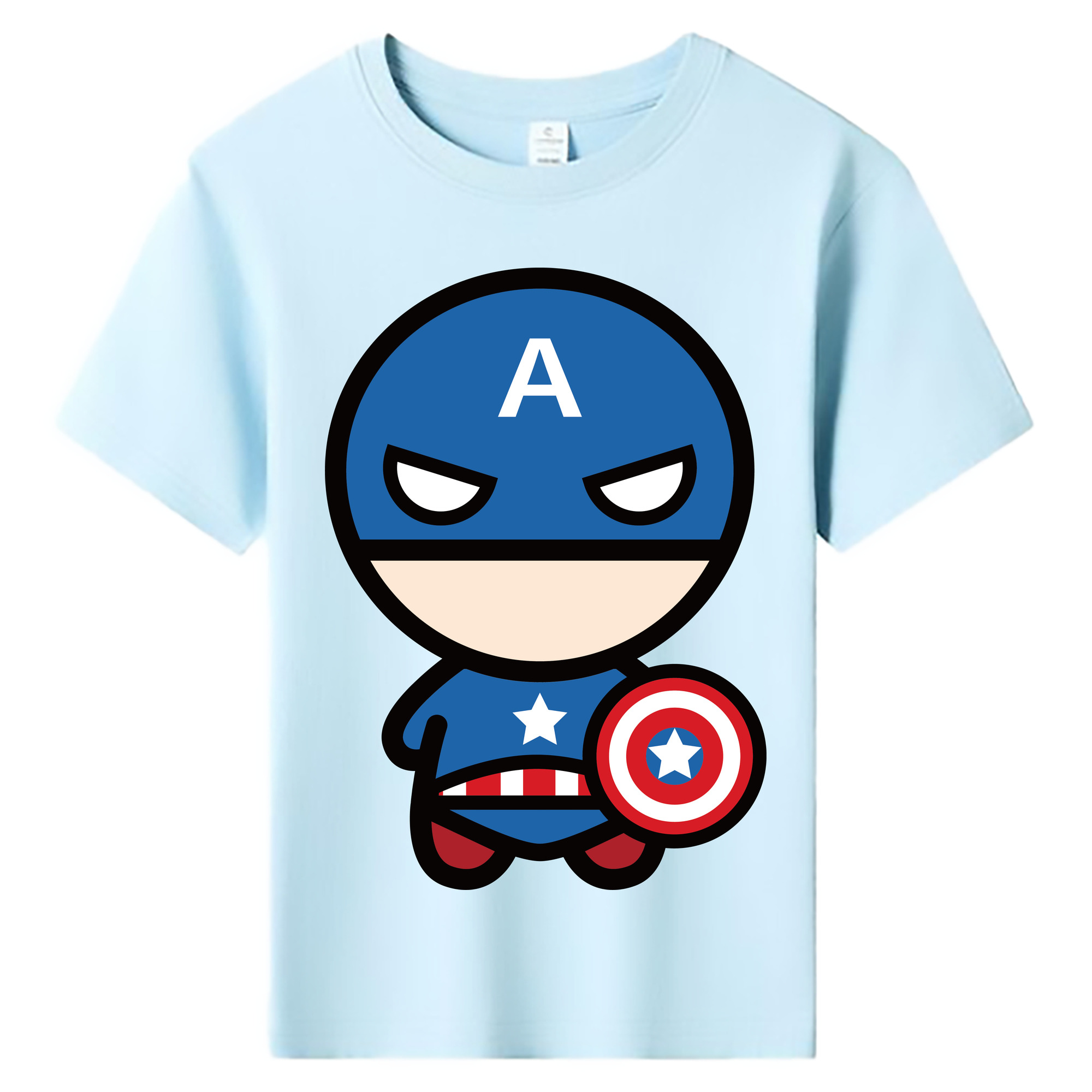 （画像用） アベンジャーズ The Avengers 綿100％キッズTシャツ（フロントプリント）